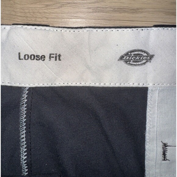 Dickies Men's Black Loose Fit Double Knee Work Pants 44x30 - Picture 3 of 8